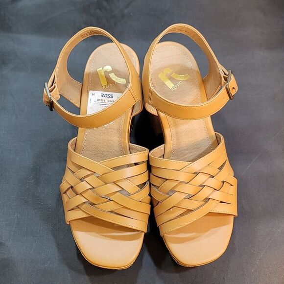 BRAND NEW REPORT  BLOCK-HEEL ADJUSTABLE BUCKLE STRAP SANDAL - Picture 2 of 14